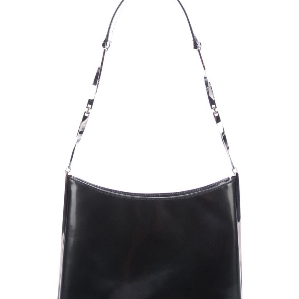 SALVATORE FERRAGAMO Patent Leather Handbag. - Picture 5 of 5